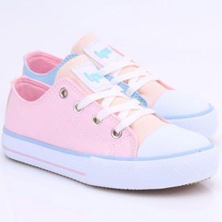 Tênis Casual Feminino LPS STAR BY WorldColors – Rosa/Nude/Azul Céu