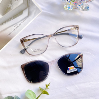Armação de Óculos Clipon 2 Em 1 Feminino Tamanho Pequeno/adequado para todas as formas de rosto 6509 em Oferta na Shopee