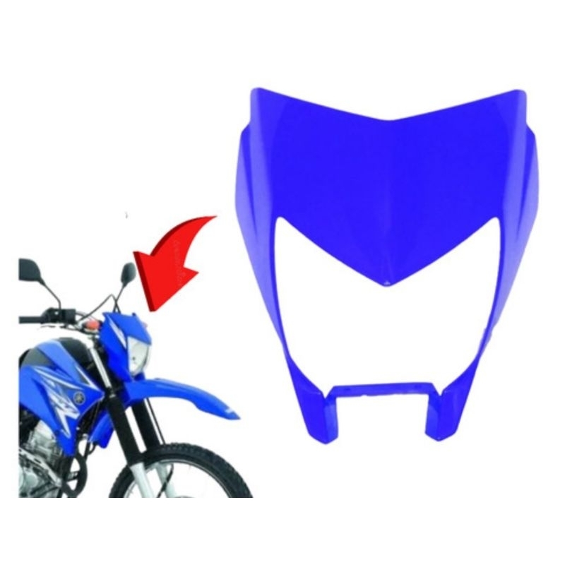 carenagem frontal do farol xtz lander 250 azul modelo Yamaha lander 250