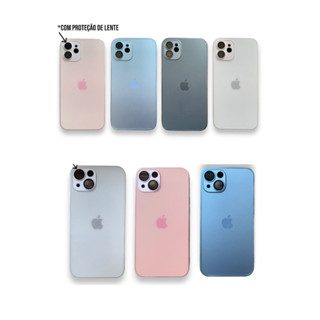 Capa capinha Para Iphone 14 13 12 11 Com Proteção de lente case promoçao