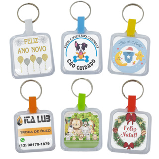 20 Chaveiros Porta Foto Acrílico Lembrancinha - Leka Plas em Oferta na Shopee