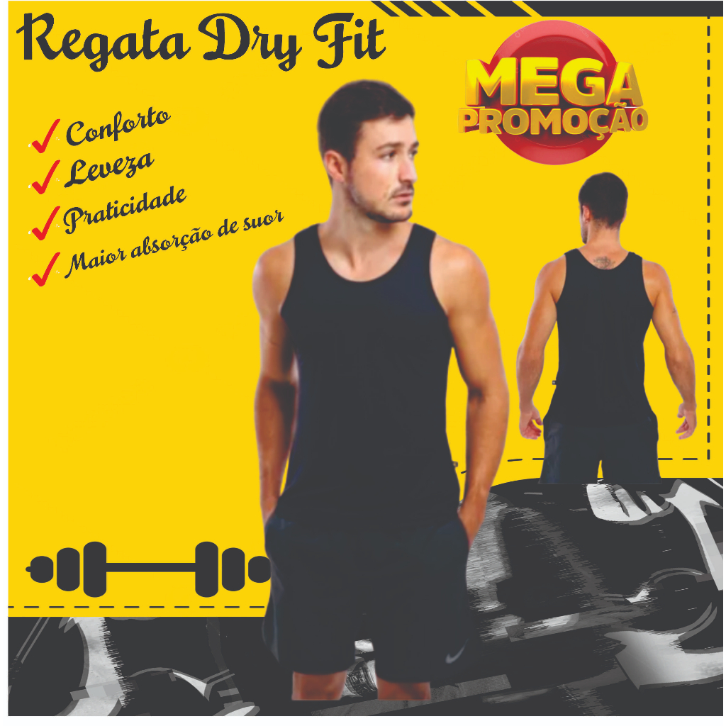 REGATA DRY FIT DIRETODA FABRICA em Oferta na Shopee
