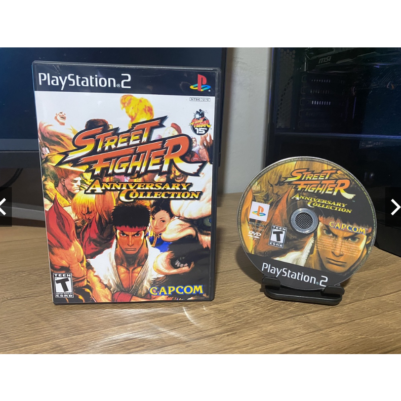 Street Fighter Anniversary Collection para PS2