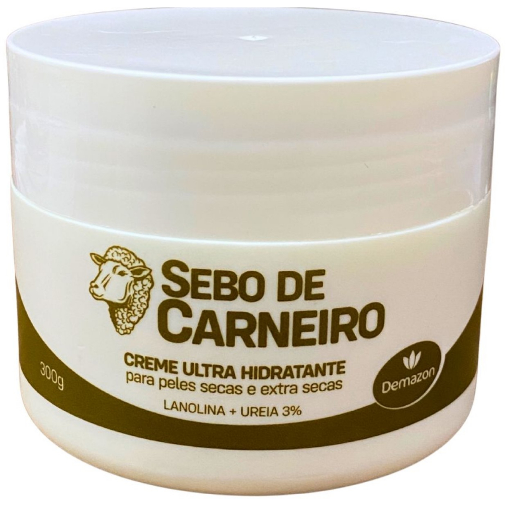 Creme Hidratante Sebo De Carneiro + Lanolina 300g - Demazon