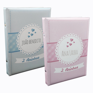 Album De Fotos Azul Ou Rosa - 350 Fotos 13x18 Personalizado em Oferta na Shopee