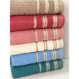 Kit 4 Toalhas de Banho Canelada Banhão Gigante 100% Algodão em Oferta na Shopee