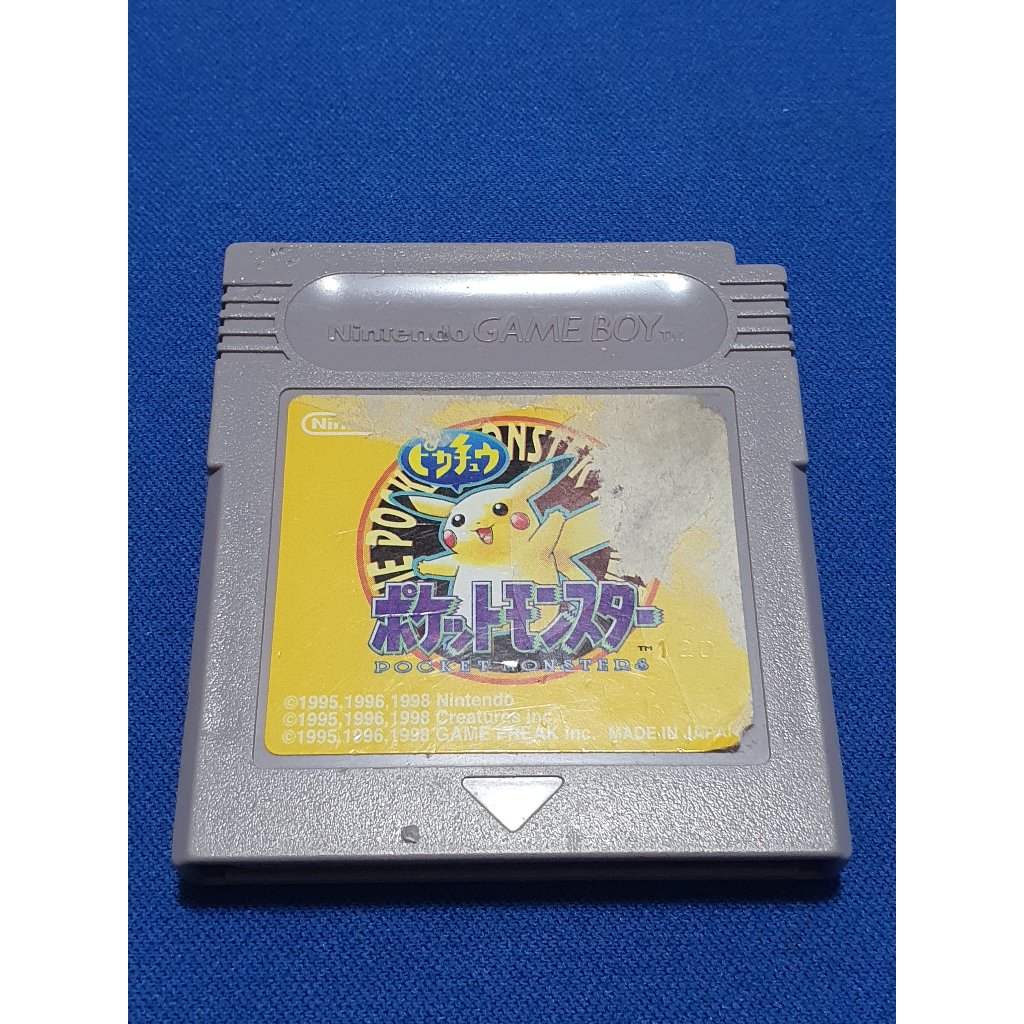Pokémon Yellow Para Game Boy Color(japonês)