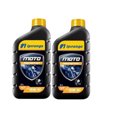 Kit com 2 Óleo Ipiranga Moto Protection 4t 20w50