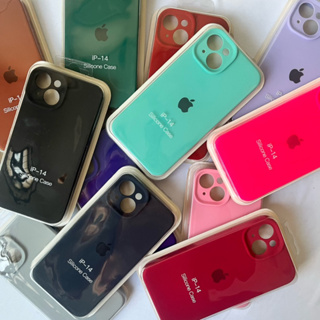 Capa Capinha Silicone Com Aveludado Proteção De Câmera Alto qualidade For IPhone 14 14 Pro 14ProMax em Oferta na Shopee