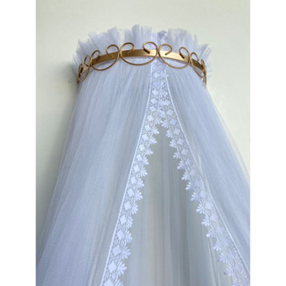 Dossel  Parede Arabesco e Mosquiteiro Berço Bebê em Oferta na Shopee