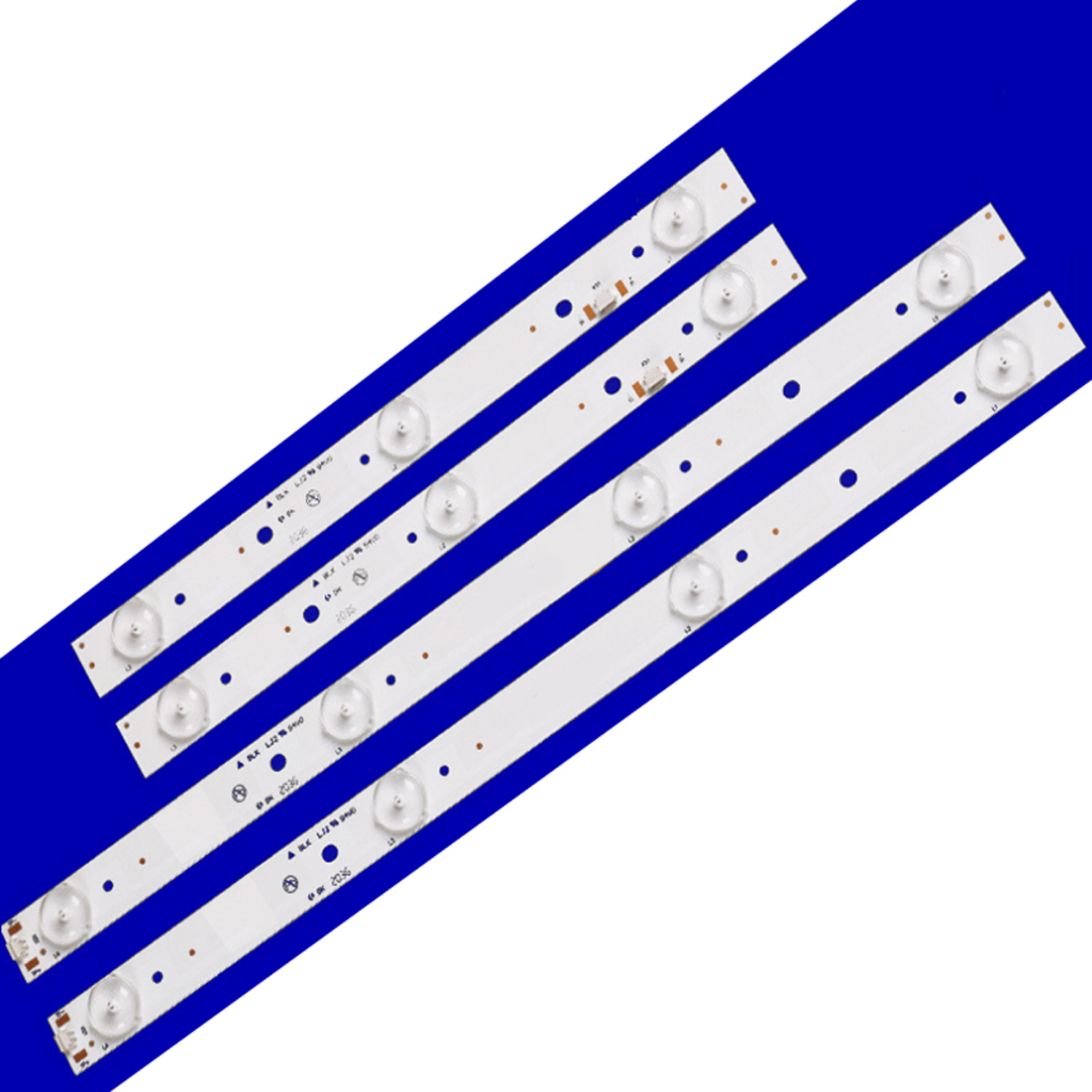 Kit Com 4 Barras de Led Semp Dl3253  Dl3244 Dl3246 32l1500 Dl3245i Novas em Alumínio