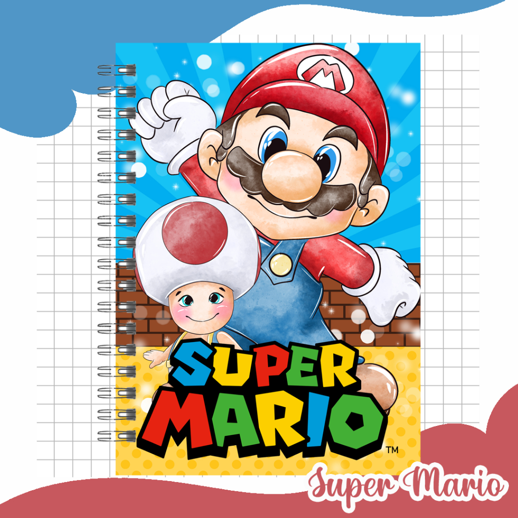 Caderno Mario Bros A5