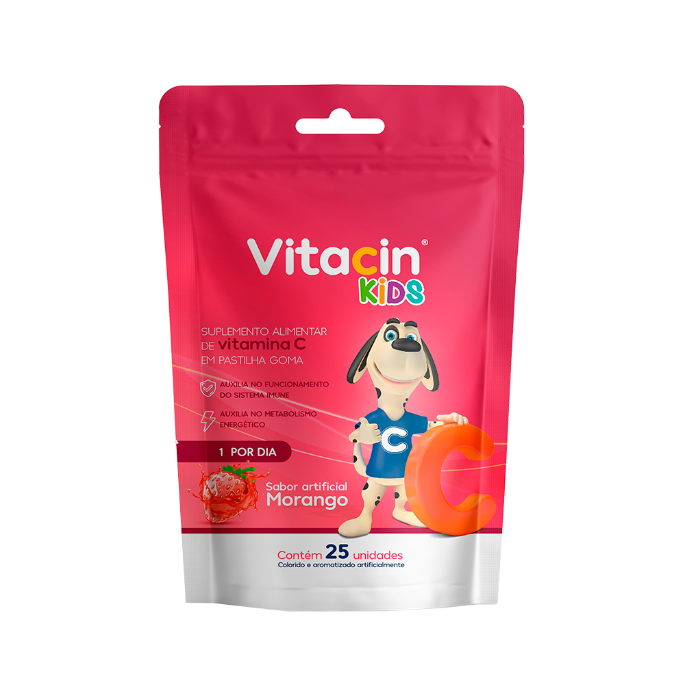 Vitamina C Infantil em goma Vitacin Kids