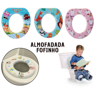 Assento Sanitário Infantil Redutor Vaso Troninho Almofadado Acolchoado