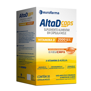 AltaD Caps 2000UI 30 Capsulas moles + 10 Cap de amostra - Eurofarma