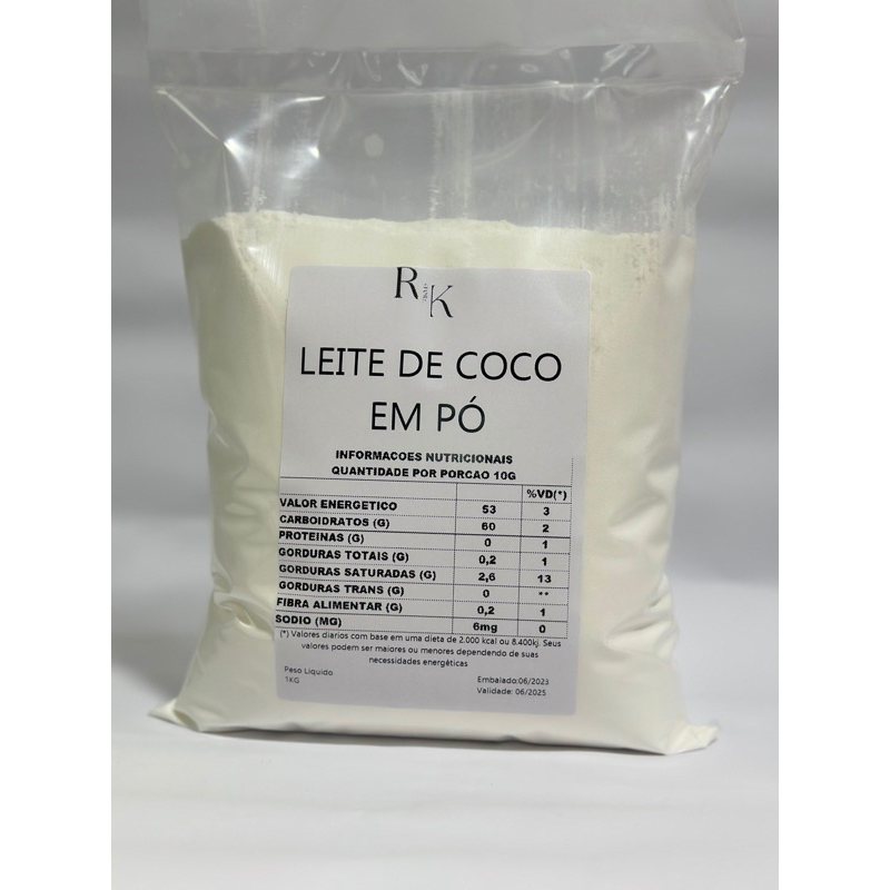 Leite de coco em pó importado 1kg(promoção )