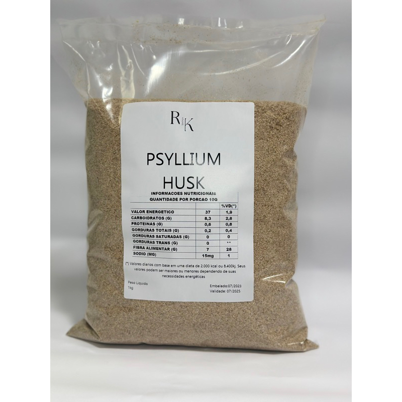 Psilium husk 500g PURO em Oferta na Shopee