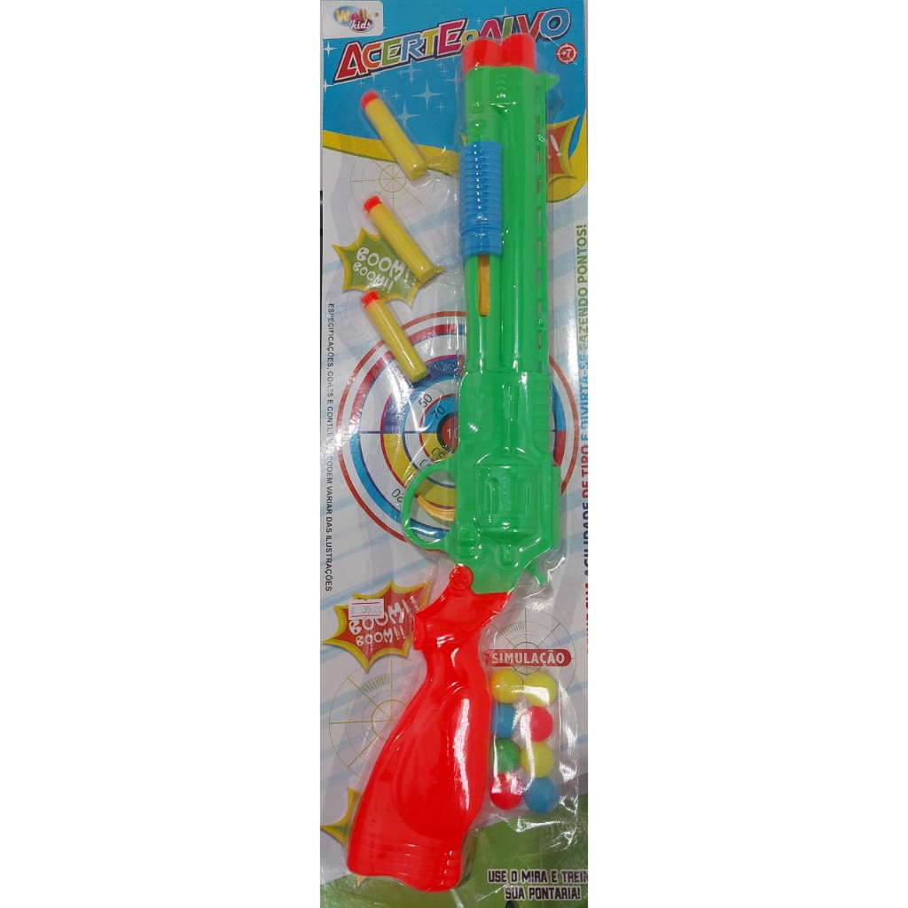 Espingarda de Brinquedo com Dardo e Bolinha ENVIO IMEDIATO