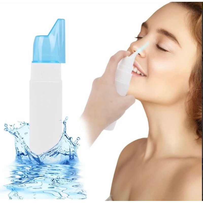 Frasco de Spray Portátil Nasal Lavagem nasal- Umidificador Nasal Para Irritações Frasco de spray portátil para uso nasal.