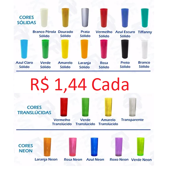 Kit 150 Copos long drink - Lisos Sem Estampa Aceita Personalizar No Transfer Ou Silk - Para Festas, Lembrancinhas, Baladas, Eventos, Casamentos, Aniversários, Churrasco Promoção
