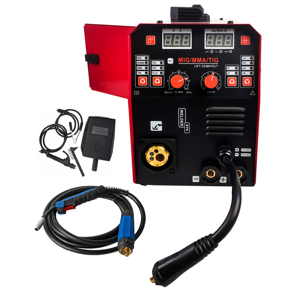 Máquina Solda  Multiprocesso MIG-MMA-TIG 255 USK