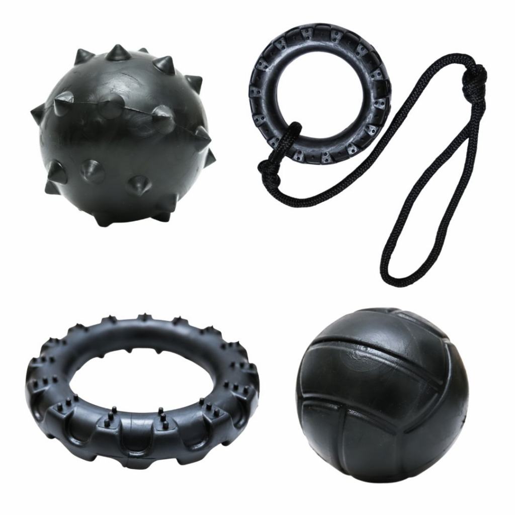 Kit 4 Brinquedos Mordedores Maciço Para Pet Cão Grande em Oferta na Shopee