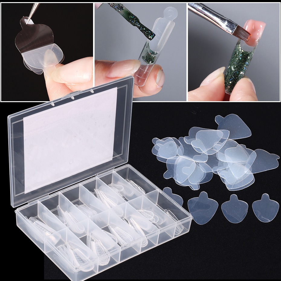 KIT 144 Molde F1 Dual System 120Unid + 24 Adesivos Silicone Almond Stiletto Quadrado Pronta Entrega