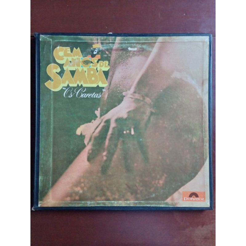Box 3 LPs Cem Anos De Samba 1975 Os Caretas Com Livreto