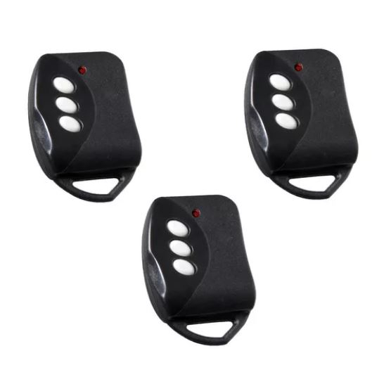 (3 Unid) Controle Key 433mhz Portão Garen, Ppa, Alarme