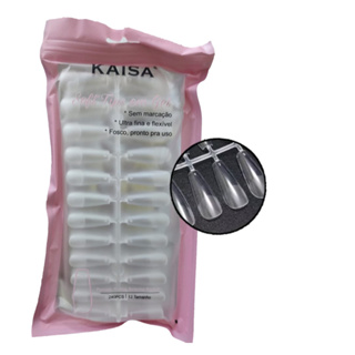 Kaisa Unhas Solft Tips em Gel Transparente 240 PCS Bailarina Stileto em Oferta na Shopee