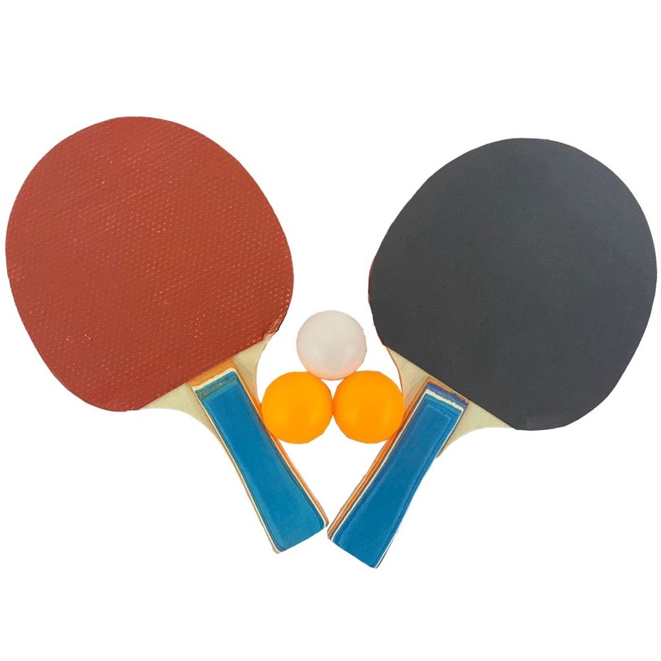 Raquete de Ping Pong Madeira Durável Bastão de Tênis de Mesa C 3 Bolinhas
