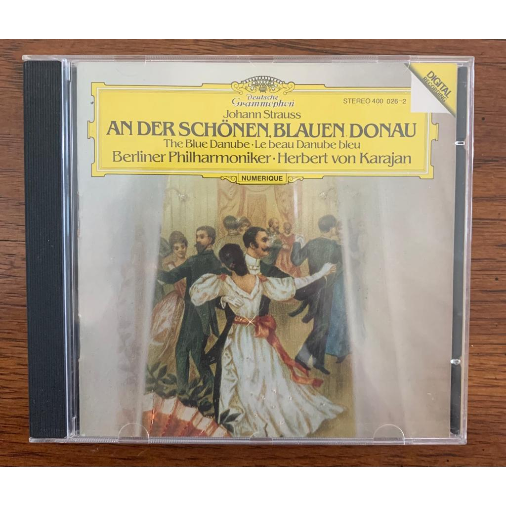 Cd - Johann Strauss - Danúbio Azul - Karajan - Deutsche Grammophon