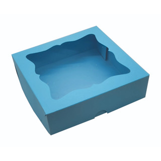 Caixa visor MOLDURA AZUL - 20unidades - 15x15x4