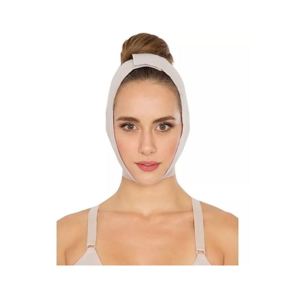 Faixa Cirurgia Facial Orelha Mento Queixo Pliê Papada 50901 em Oferta na Shopee