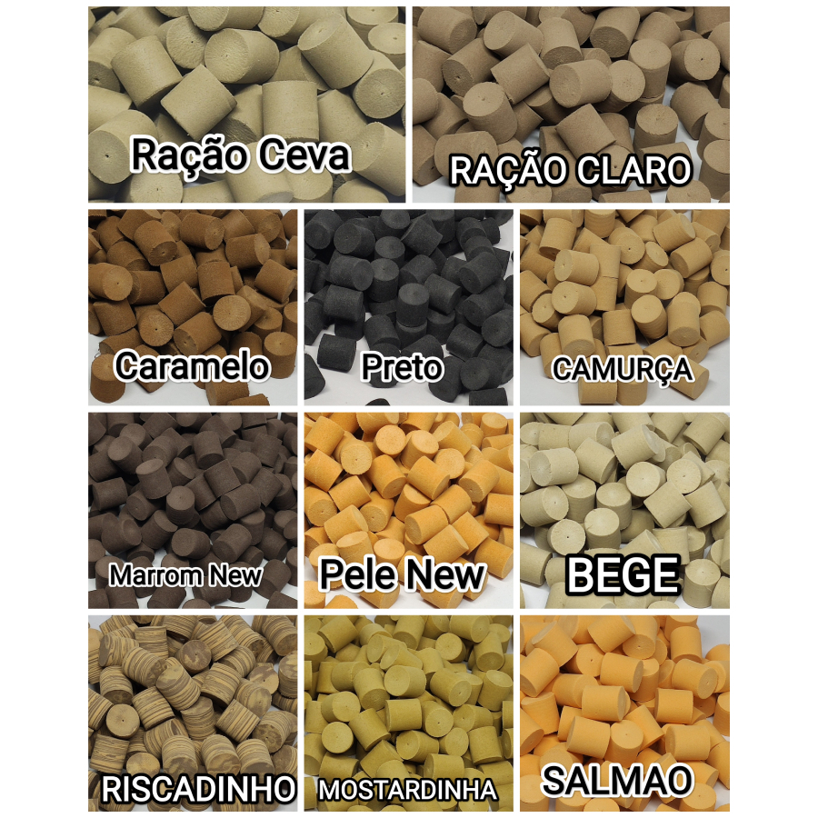 Evas para pesca, vazados para fazer evas cortadinhos e montagem de anteninhas e manhosinhos promo c/50