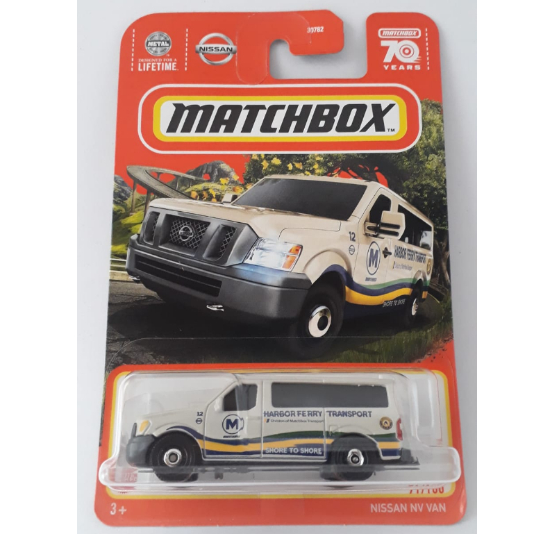 Nissan NV Van - 2023 - Matchbox - Mattel - 70 Anos - Lote F - Miniatura
