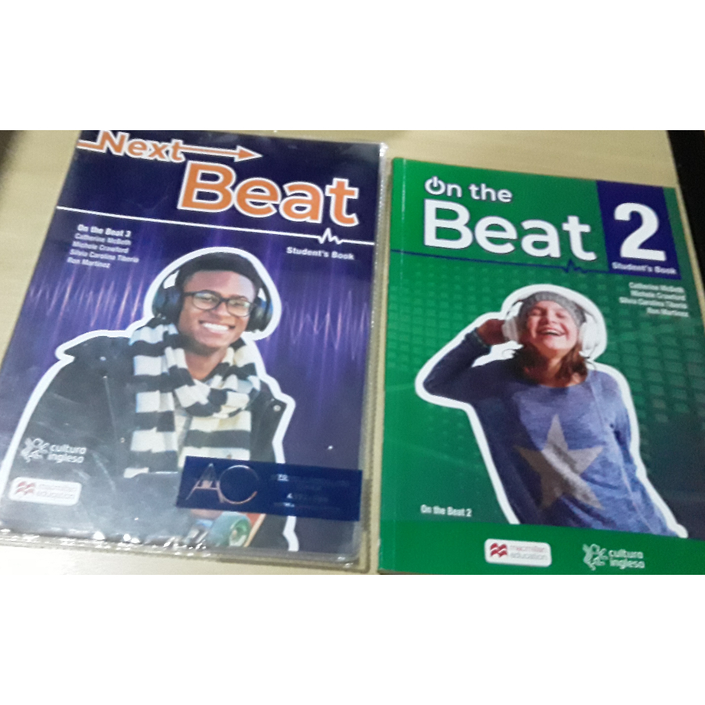 Livros Nex Beat + On The Beat 2 Student Book - 02 volumes - Sm Cd