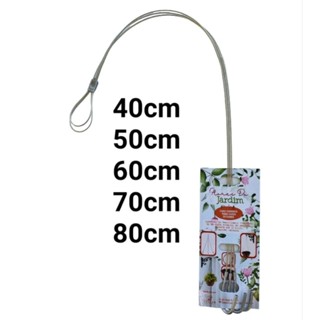 Cabo Corrente p/ vaso de flor de 40 cm até 80 cm (3ganchos)