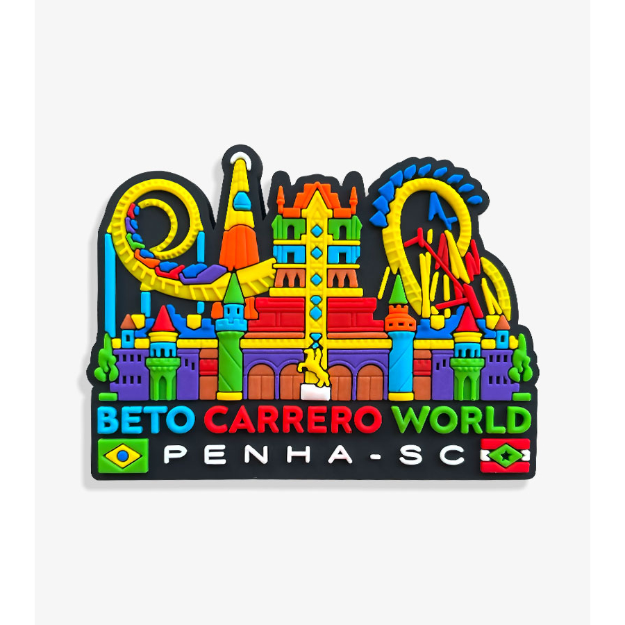 Ímã Beto Carrero Castelo - Ímã de Geladeira Emborrachado