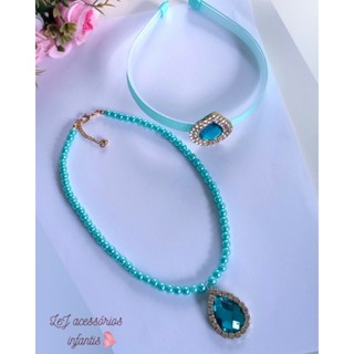 Tiara Jasmine e Colar