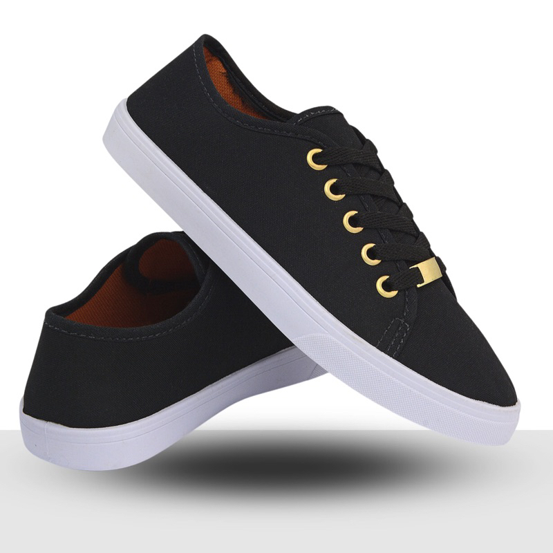 Tênis Sapatênis Feminino Liso Sapatilha
