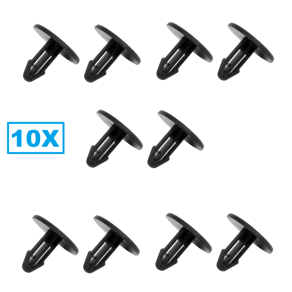 10 Grampos Aplique Paralama Grade Interno Honda CRV 2006 á 2012