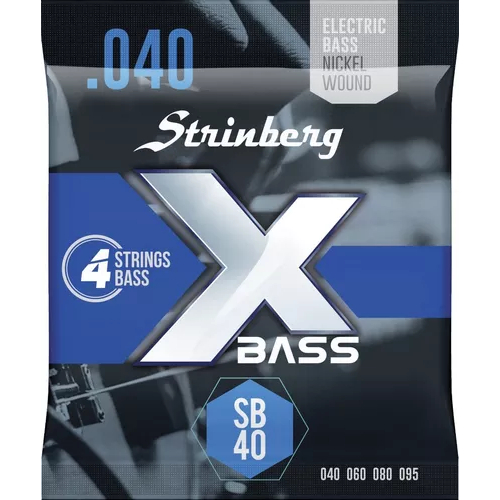 Encordoamento Corda Contra Baixo Strinberg 4 Cordas SB-40 040