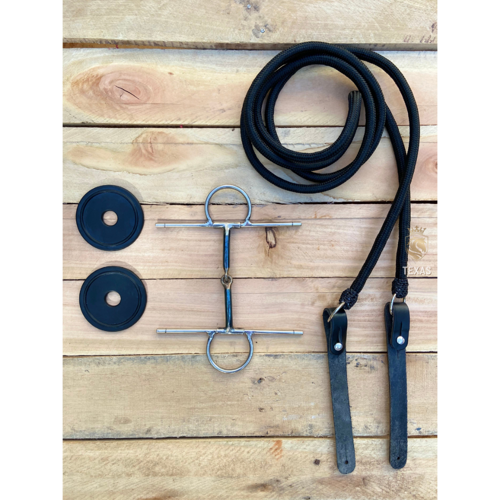Rédea Para Cavalos Montaria Com Bridão Caneta Agulha E Protetor Com Biqueira Oferta