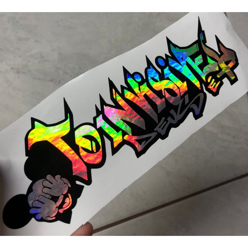 adesivo para motos holográfico prata camaleão em Oferta na Shopee