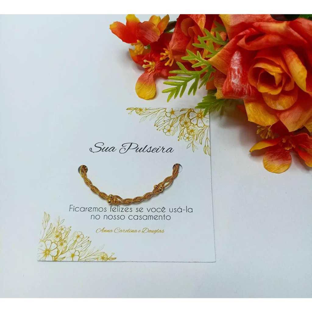 Tag para pulseira em Oferta na Shopee