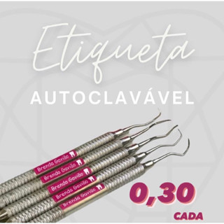 Etiqueta/adesivo autoclavável para instrumentais