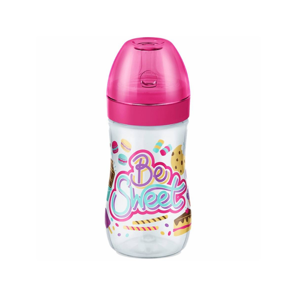 Mamadeira Super Evolution Divertida Rosa 300ml - Lillo em Oferta na Shopee