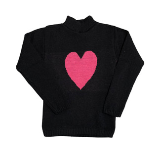 Blusa Basica lã infantil feminina estampa diversa 2-4-6
