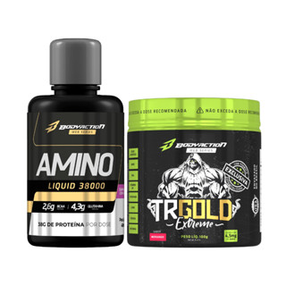 Amino Liquid 38000 480ml Aminoácido Líquido + Trgold 100g Bodyaction